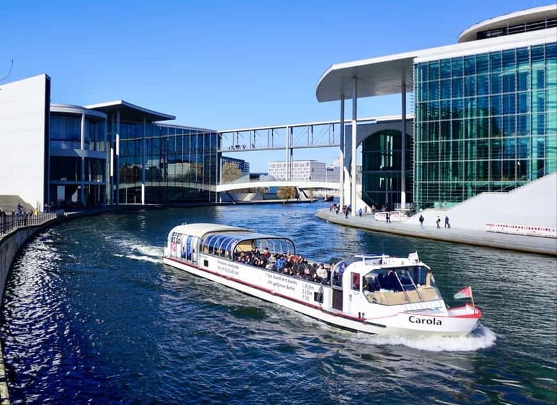 Berlin: 1-Hour Boat Tour with Bilingual Live Guide - Picking MS Carola or MS Franziska: glass views and onboard comfort