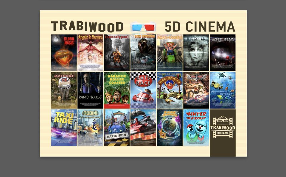 Berlin: 5D Cinema Attraktion - What the Effects Mean in Real Life: Water, Lightning, Fog, Wind