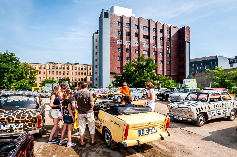 Berlin: 75-minute Trabi Safari - Driving reality check: cobblestones, crowd attention, and stress management