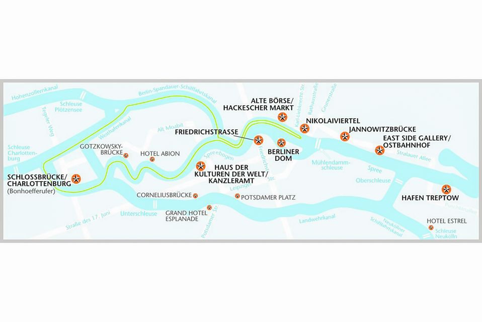 Berlin: Boat Tour Along the River Spree - The Spree route: from the Federal Chancellery to Charlottenburg Palace