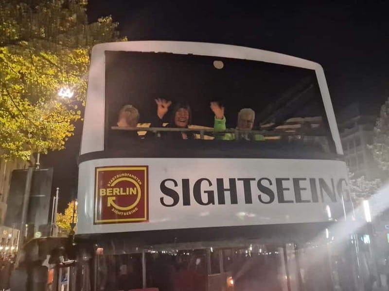Berlin: Bus Tour by Night with Live Commentary - Why a night bus like this works in Berlin