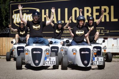 Berlin City Tour in a Mini Hotrod - The Driving Reality: Safety, Braking, and Traffic Control