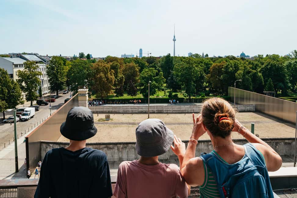 Berlin: Cold War Walking Tour on Berlin Wall Route - What you see from the tower: the border strip isn’t a metaphor here