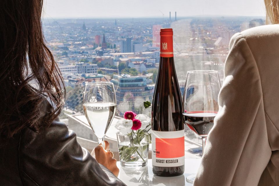 Berlin: Combo-Ticket for Panoramapunkt with Crémant at Café - The Fast Ride Up: 20 Seconds to 100 Meters