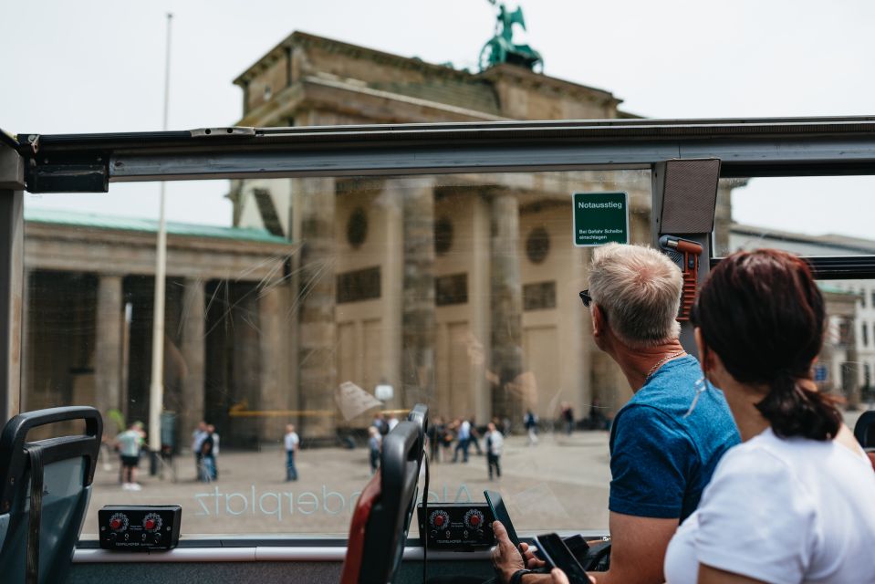 Berlin: Hop-on Hop-off Bus Tour with Live Commentary - Potsdamer Platz to Topography of Terror: the Cold War timeline in motion