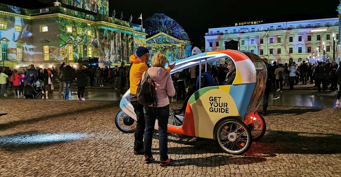 Berlin: Illuminated Berlin by Bike Taxi - Comfort and practical details that matter on a night ride