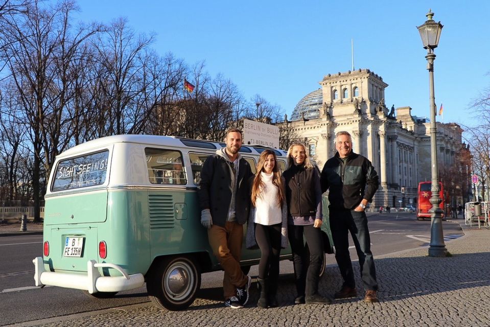 Berlin: Private Sightseeing Tour in Iconic Oldtimer VW Bus - How the photo booklet turns a drive into real understanding