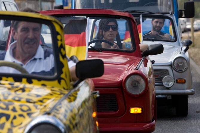 Berlin Self-Drive Trabi Tour with Guide - East Side Gallery stop: fast, iconic, and very visual
