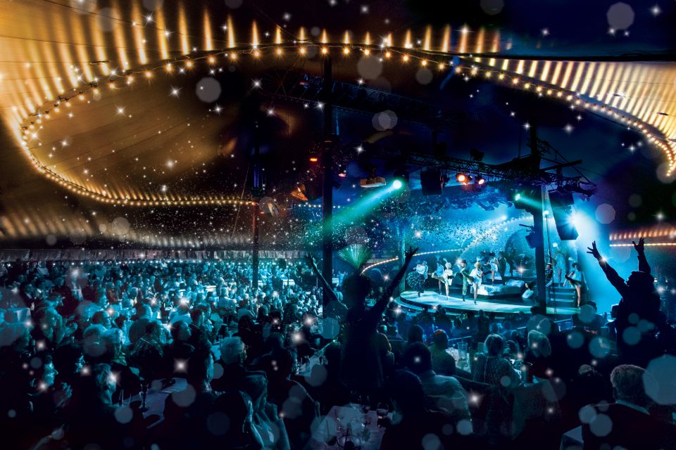 Berlin: Show at the Tipi am Kanzleramt - Your pre-show setup: aperitif, fresh cuisine, and a calmer start