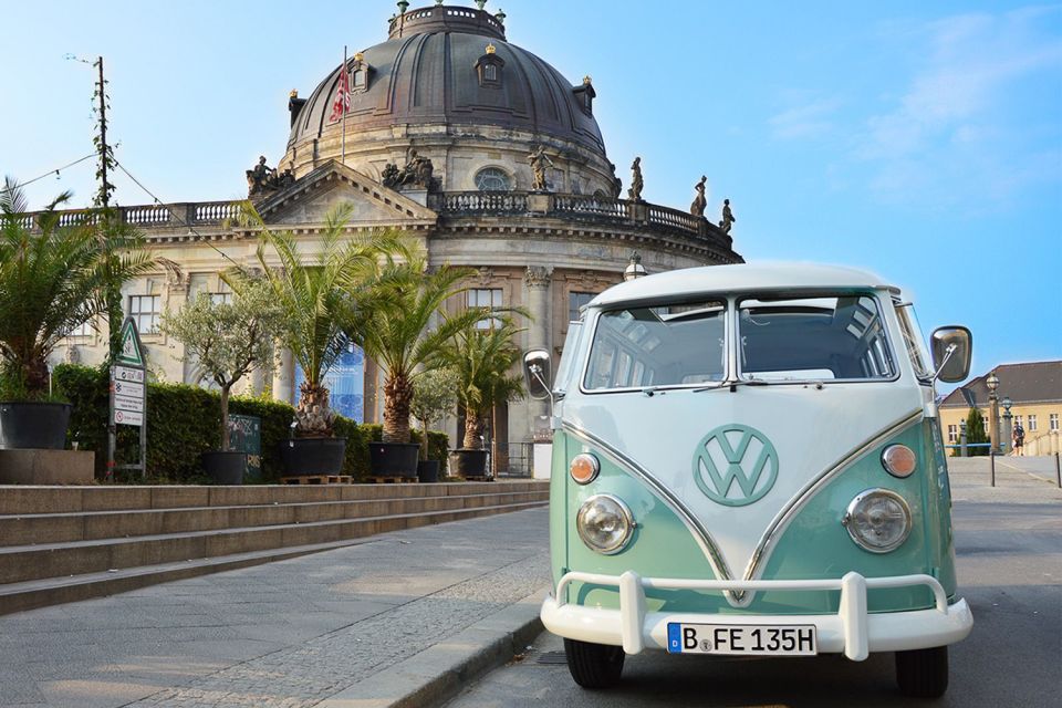 Berlin: Sightseeing Tour in Classic Volkswagen T1 Samba Bus - Getting your bearings: how the route moves in 2 hours