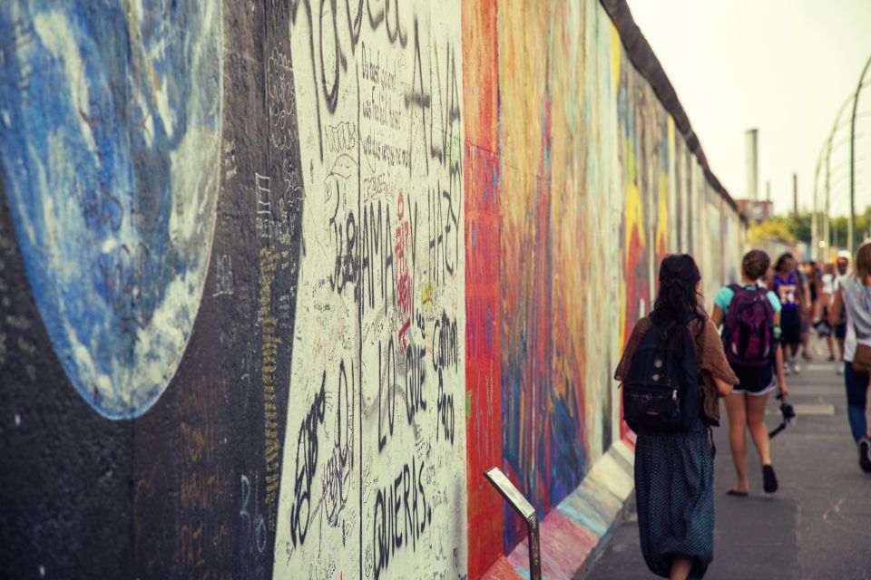 Berlin: The Wall Ride Guided Trabi Tour - East Side Gallery from the street: what to notice while you roll past