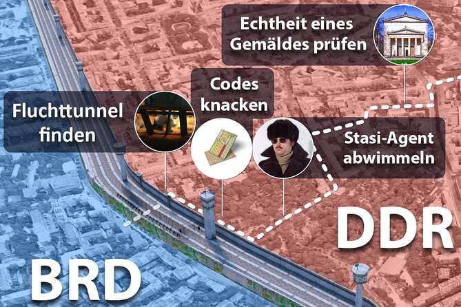 Escaping and spying on the Berlin Wall Scavenger hunt - Key things to know before you play