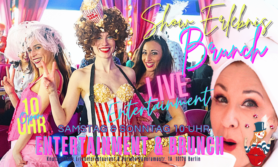suprise-brunch at adventure restaurant Knutschfleck Berlin - When the Brunch Runs: Saturday and Sunday 10am–3pm